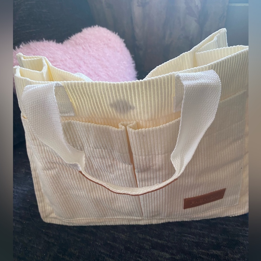 Corduroy tote bag